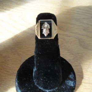Vintage Jostens  Yellow Gold Ladies Class Ring